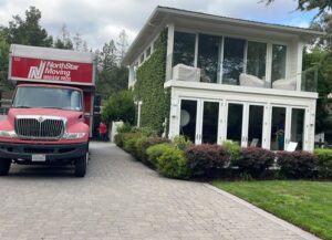 Local Bay Area Movers NorthStar Moving in Atherton at a beautiful home
