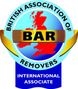 British Association of Removers badge presented to NorthStar Moving for moves to the UK