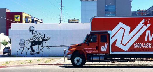 NorthStar Moving truck in Phoenix, Arizona