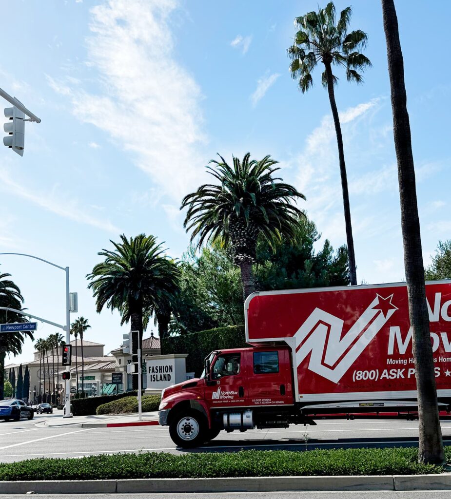 Full Service Movers, NorthStar Moving in Newport Beach near Fashion Island