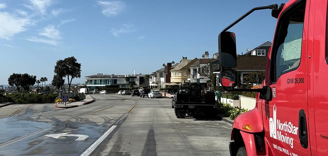 NorthStar Moving local move in Newport Beach, CA on the coast.