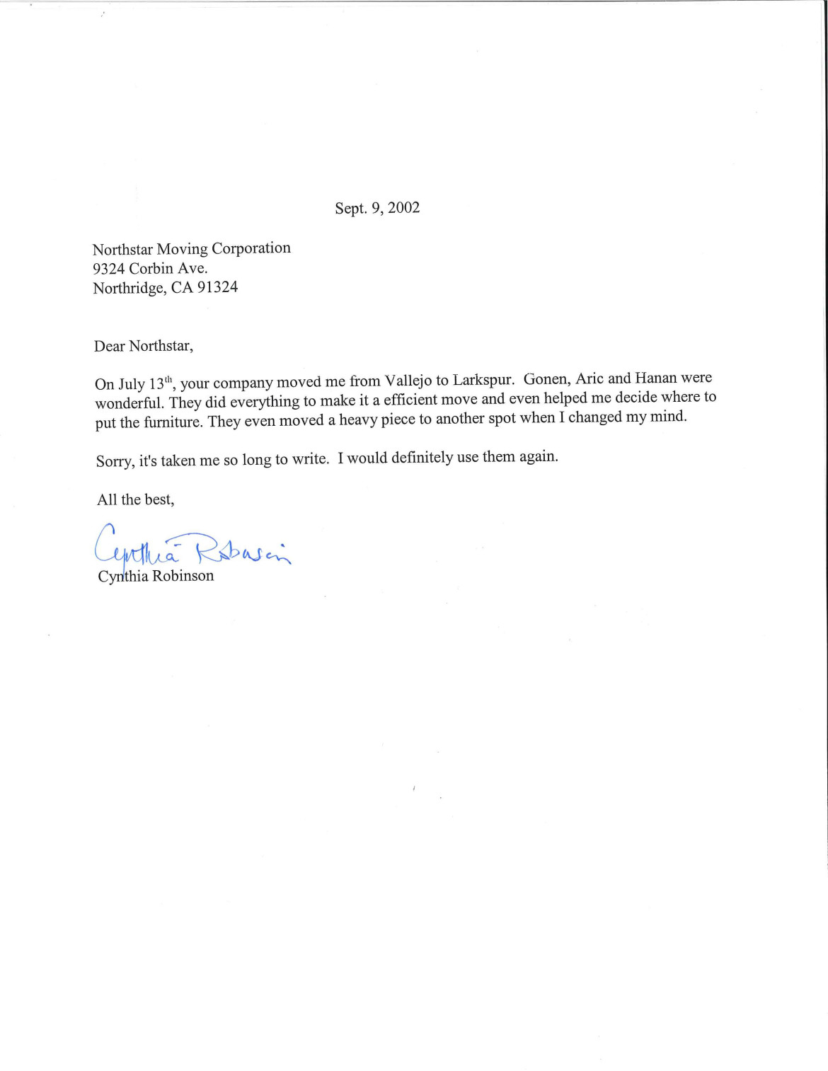 Review by Cynthia Robinson